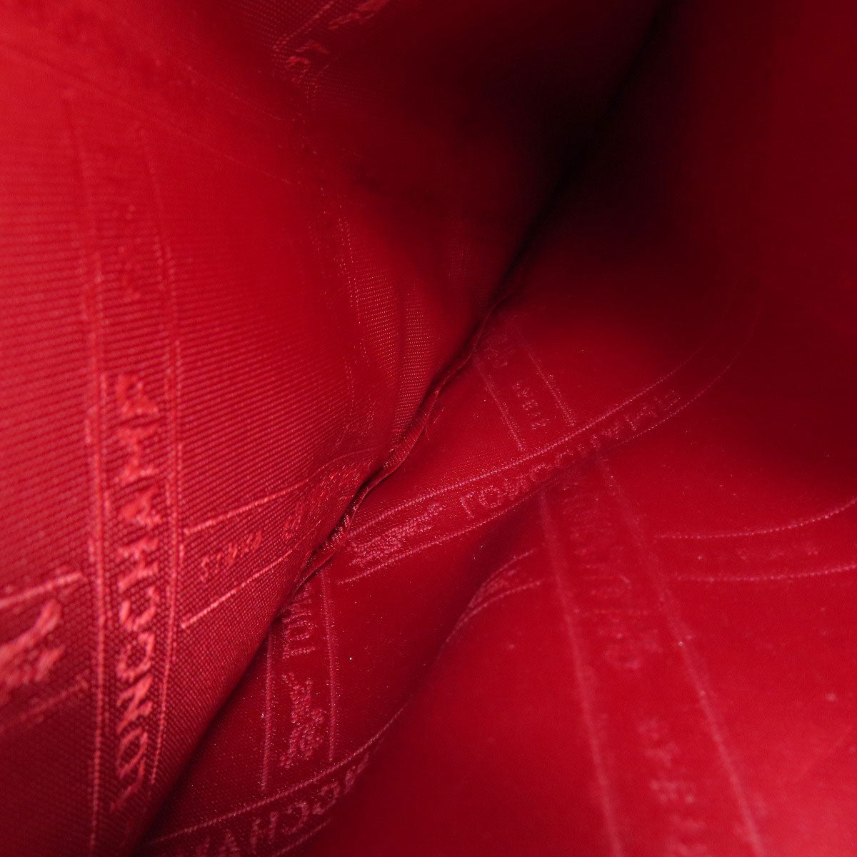 Longchamp logo Handbag Leather Ladies [Used]