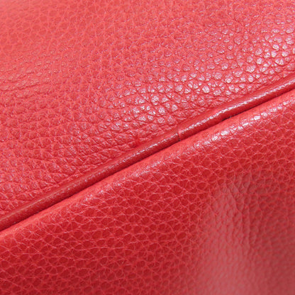 Longchamp logo Handbag Leather Ladies [Used]