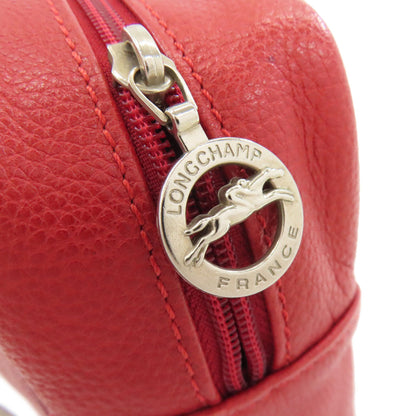 Longchamp logo Handbag Leather Ladies [Used]