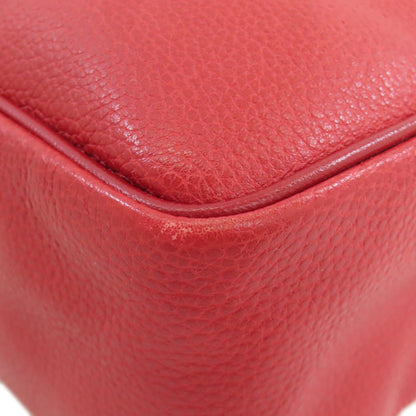 Longchamp logo Handbag Leather Ladies [Used]