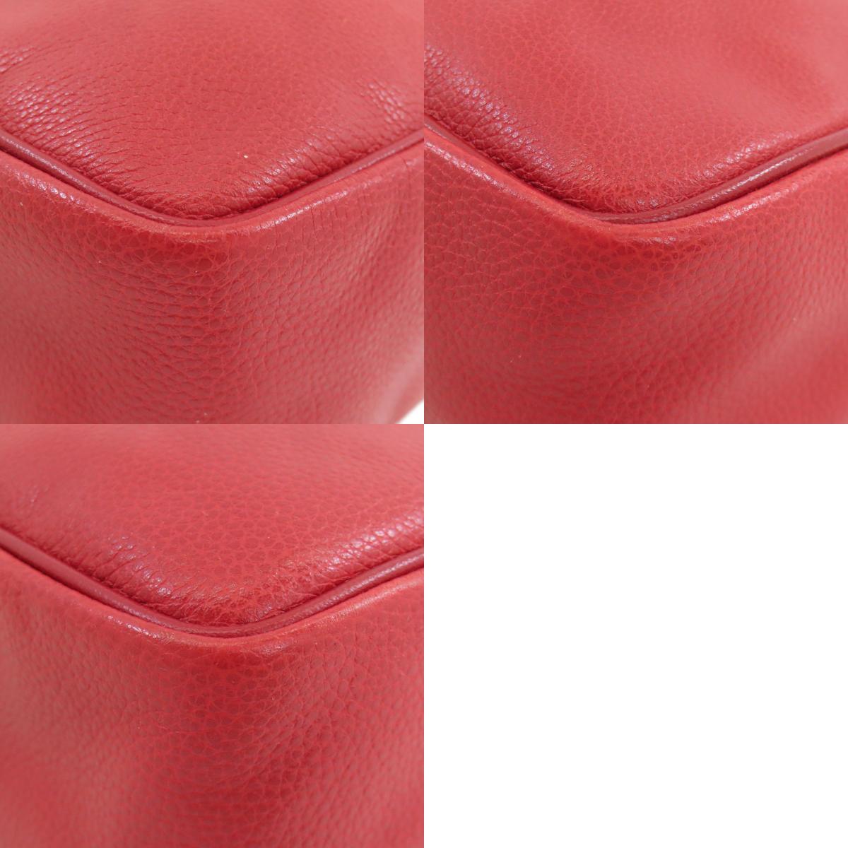 Longchamp logo Handbag Leather Ladies [Used]