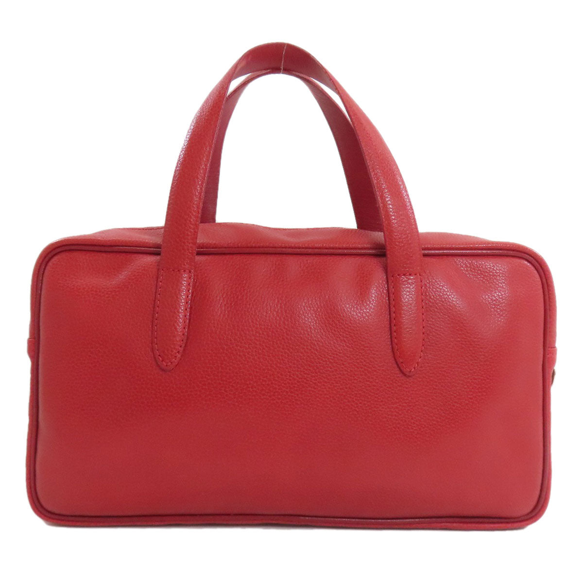 Longchamp logo Handbag Leather Ladies [Used]