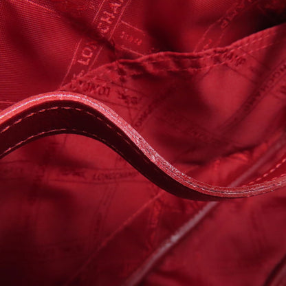 Longchamp logo Handbag Leather Ladies [Used]