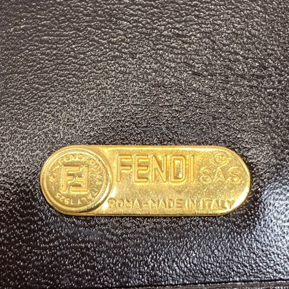 FENDI Zucca pattern Bifold Wallet with Coin Pocket Canvas LeatherLadies [Used]