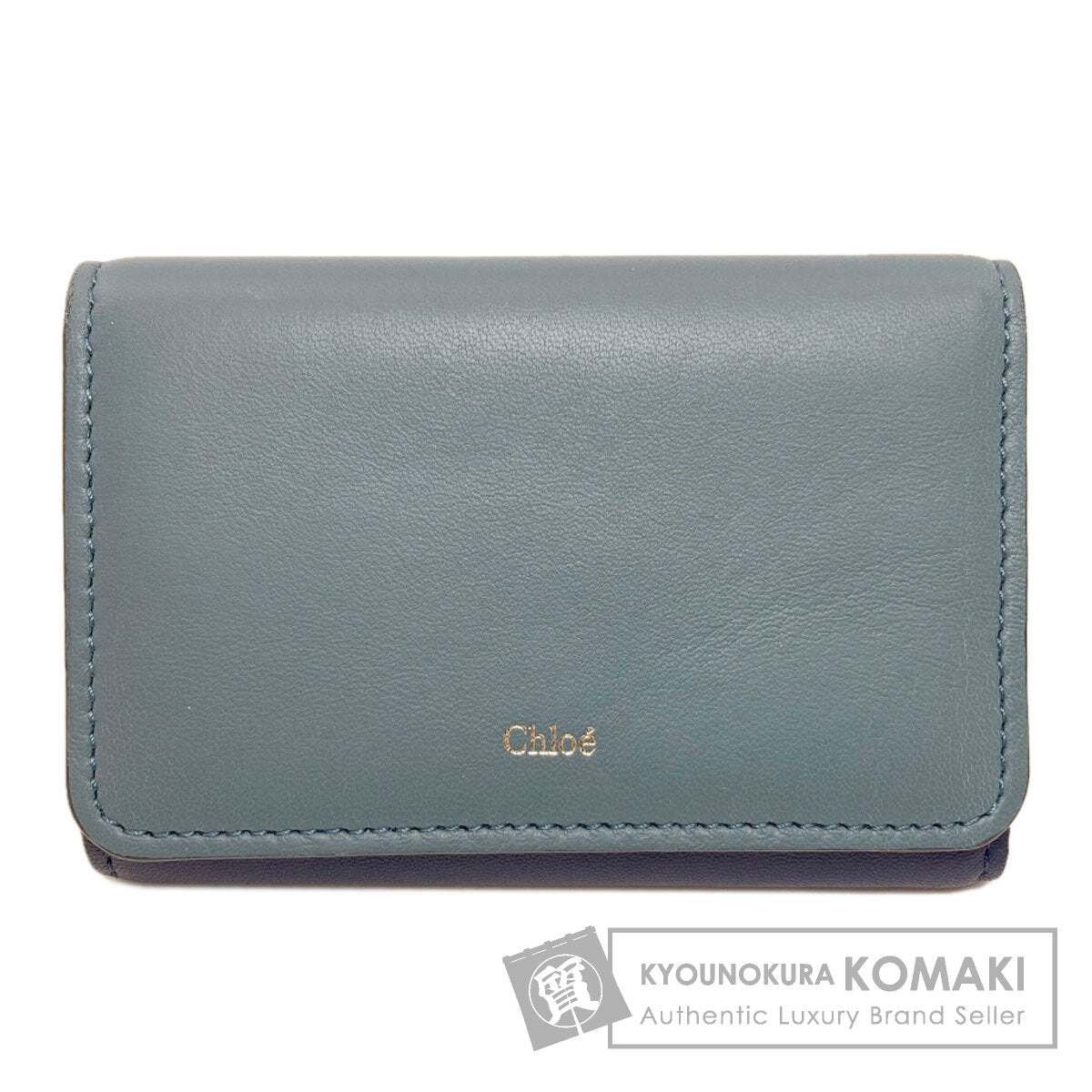 CHLOE logo key holder Leather Ladies [Used]