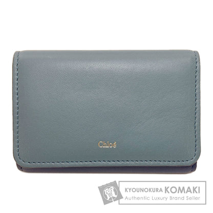CHLOE logo key holder Leather Ladies [Used]