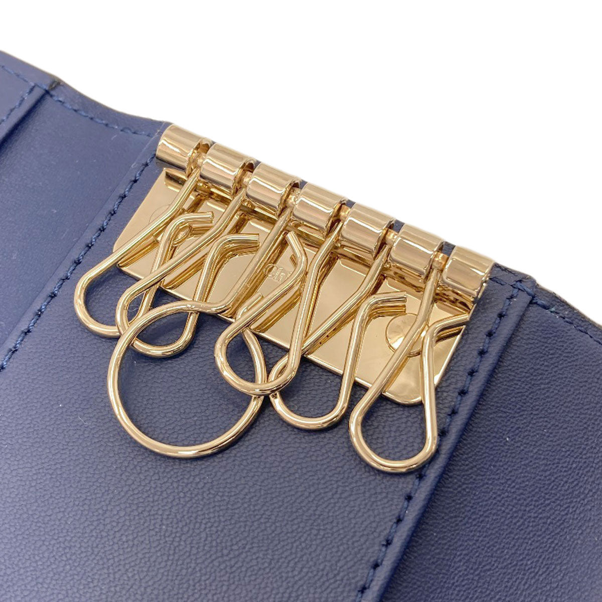 CHLOE logo key holder Leather Ladies [Used]