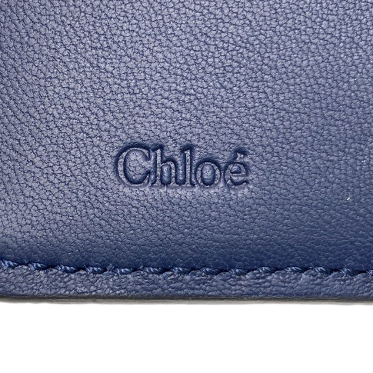 CHLOE logo key holder Leather Ladies [Used]