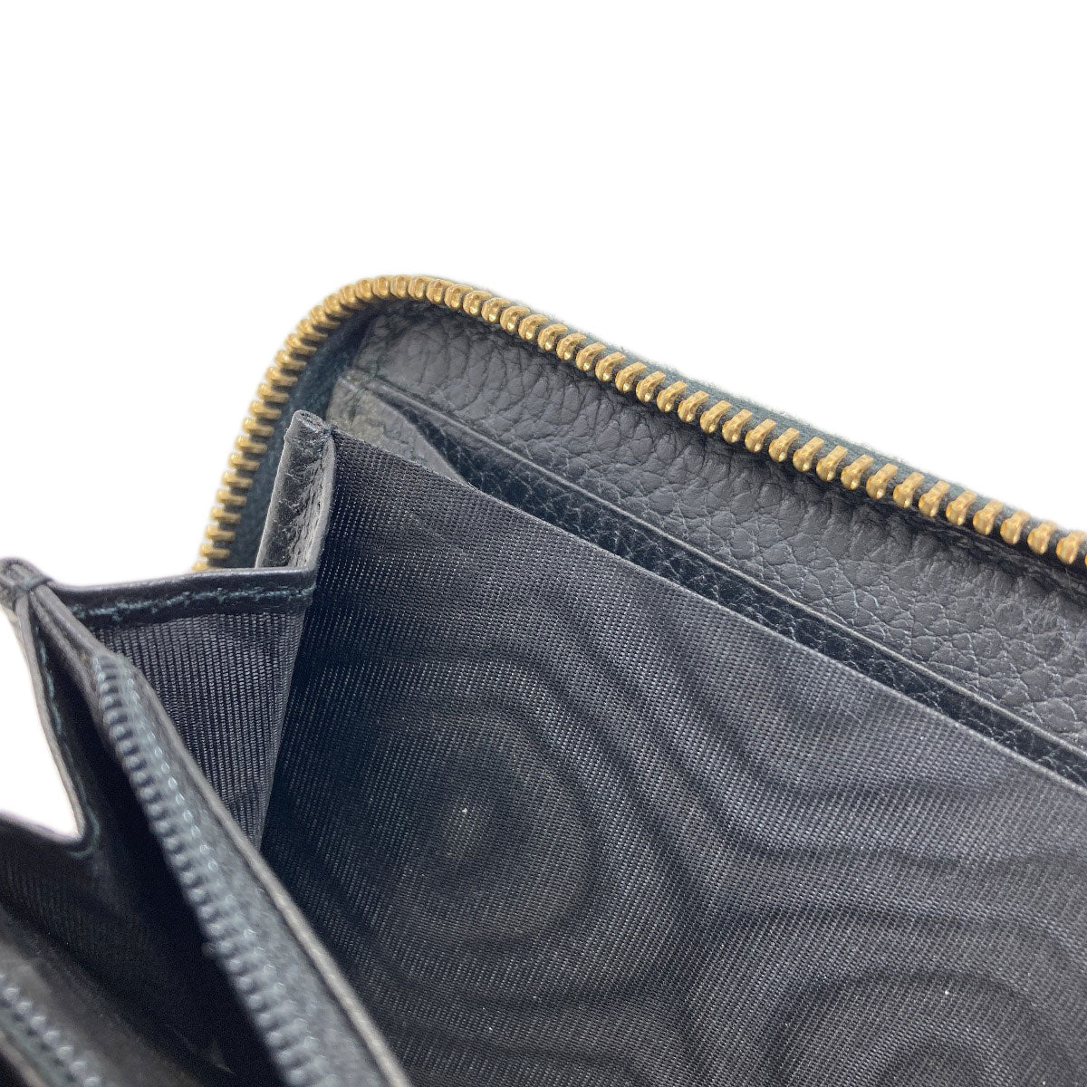 GUCCI 456117 Double G GG Marmont Long wallet (with coin pocket) Leather Ladies [Used]