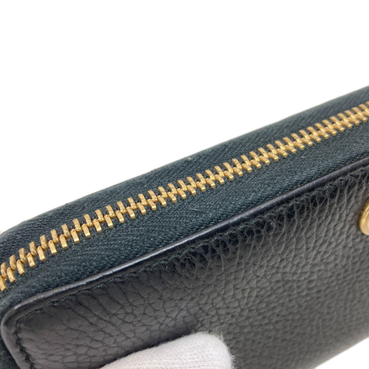 GUCCI 456117 Double G GG Marmont Long wallet (with coin pocket) Leather Ladies [Used]