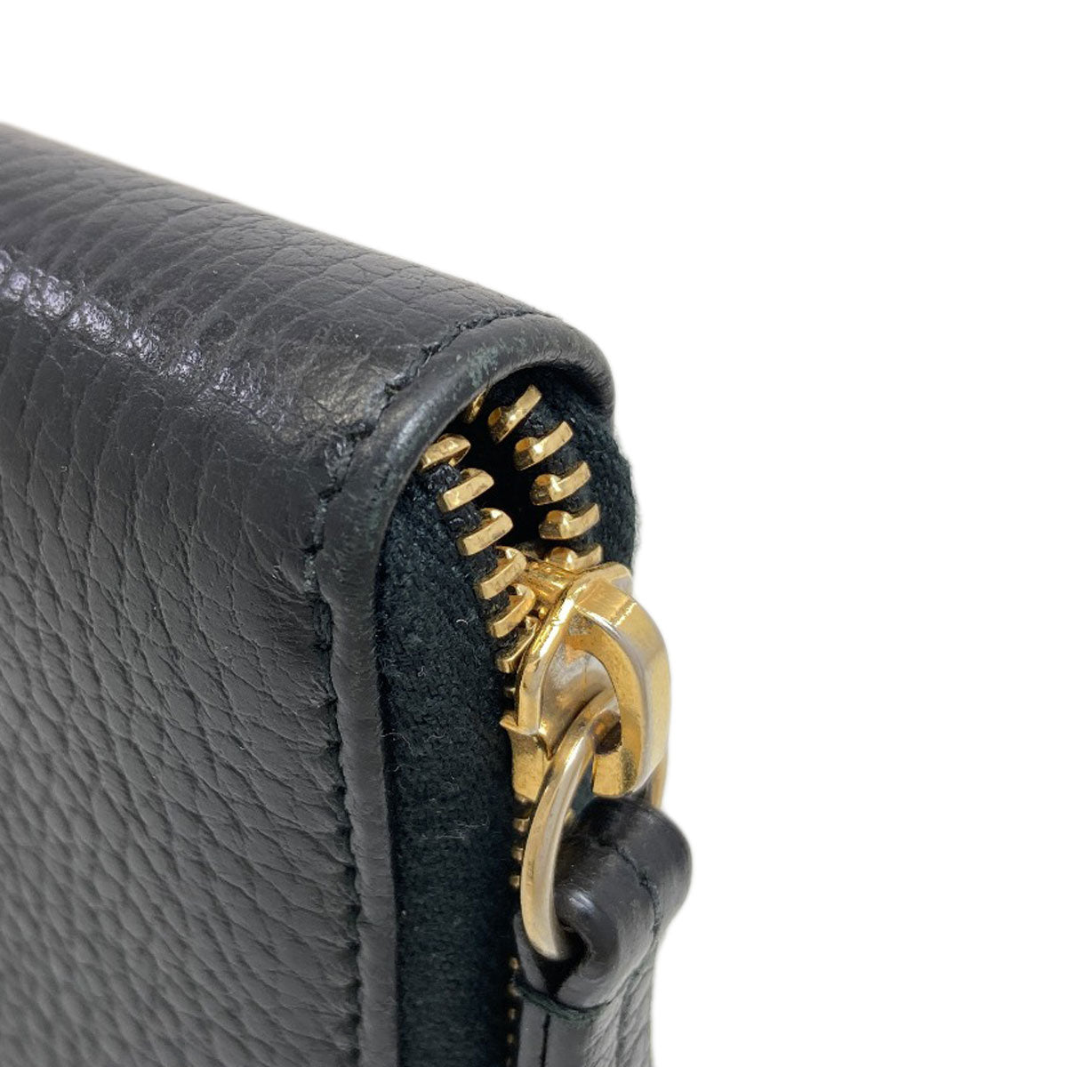 GUCCI 456117 Double G GG Marmont Long wallet (with coin pocket) Leather Ladies [Used]