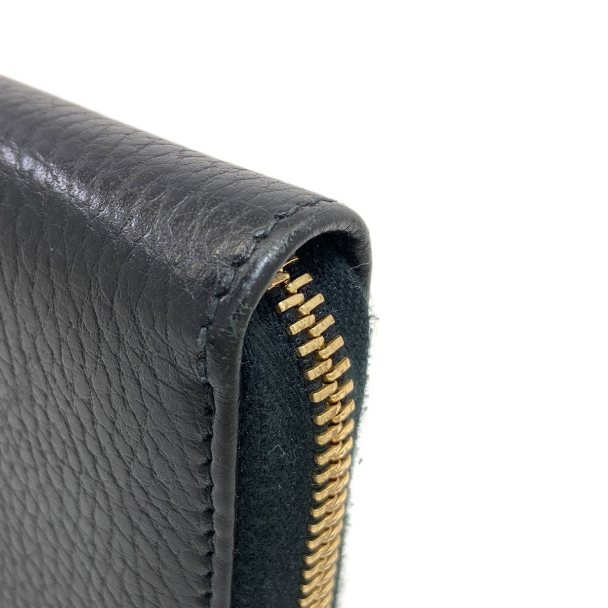 GUCCI 456117 Double G GG Marmont Long wallet (with coin pocket) Leather Ladies [Used]