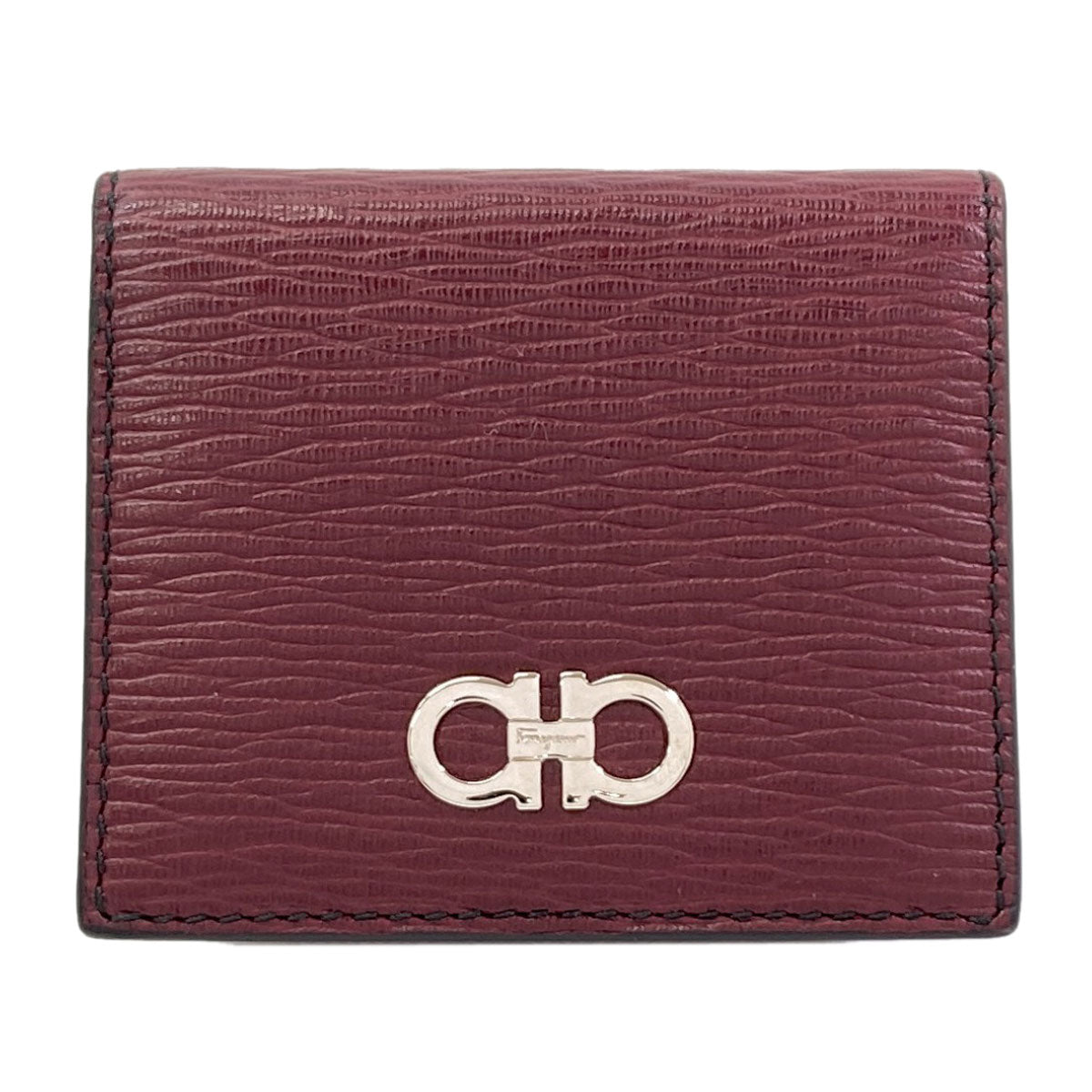 Salvatore Ferragamo GanciniHardware coin purse Leather Ladies [Used]