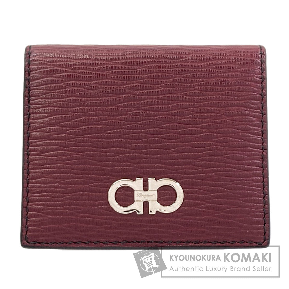 Salvatore Ferragamo GanciniHardware coin purse Leather Ladies [Used]