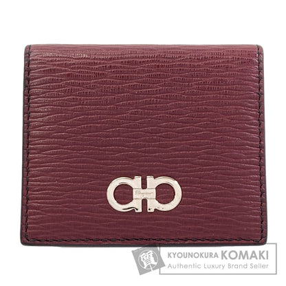Salvatore Ferragamo GanciniHardware coin purse Leather Ladies [Used]