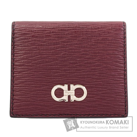 Salvatore Ferragamo GanciniHardware coin purse Leather Ladies [Used]