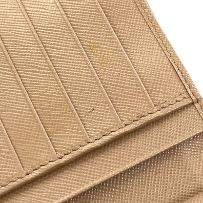 PRADA 1M1225 Tri-fold wallet Bifold Wallet with Coin Pocket Safiano Ladies [Used]