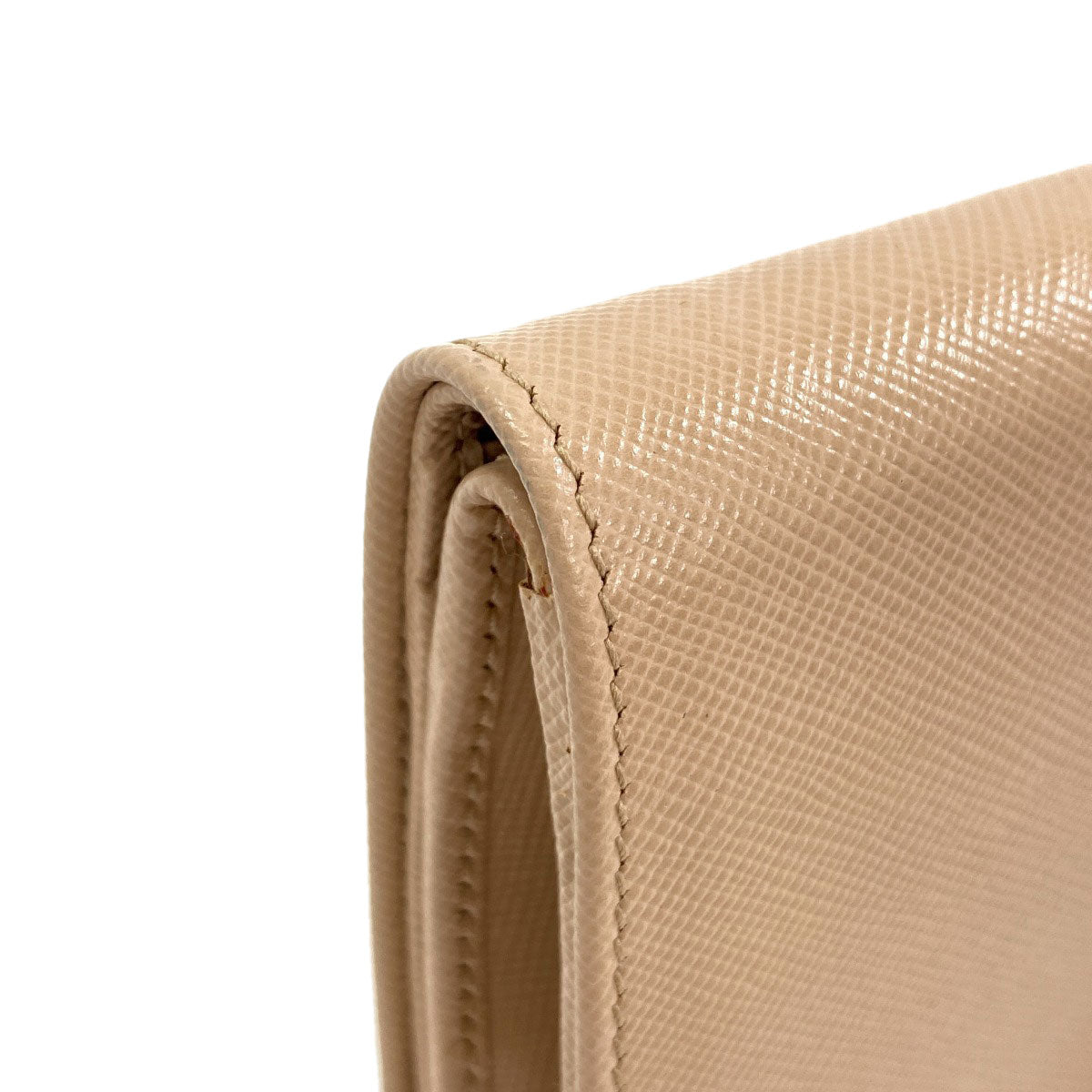 PRADA 1M1225 Tri-fold wallet Bifold Wallet with Coin Pocket Safiano Ladies [Used]