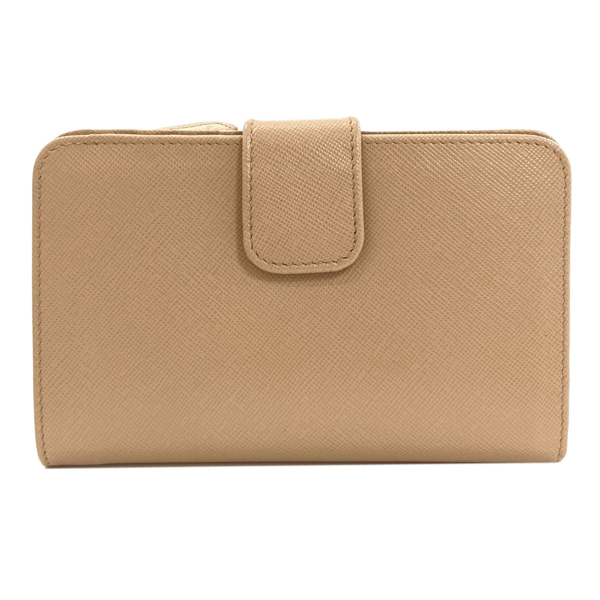 PRADA 1M1225 Tri-fold wallet Bifold Wallet with Coin Pocket Safiano Ladies [Used]