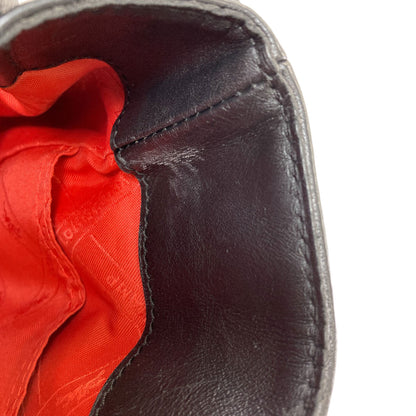 Longchamp logo Handbag Leather Ladies [Used]