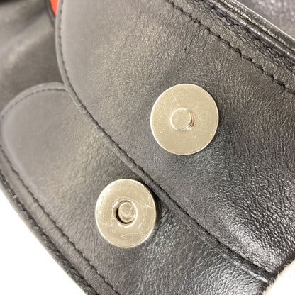 Longchamp logo Handbag Leather Ladies [Used]