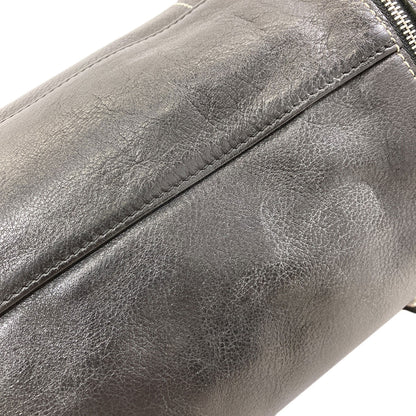 Longchamp logo Handbag Leather Ladies [Used]