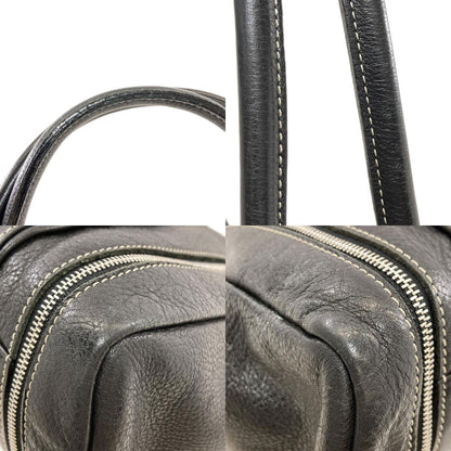 Longchamp logo Handbag Leather Ladies [Used]