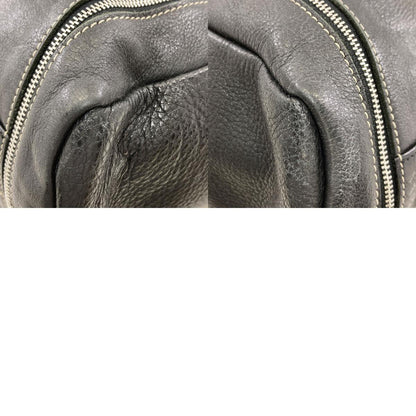 Longchamp logo Handbag Leather Ladies [Used]