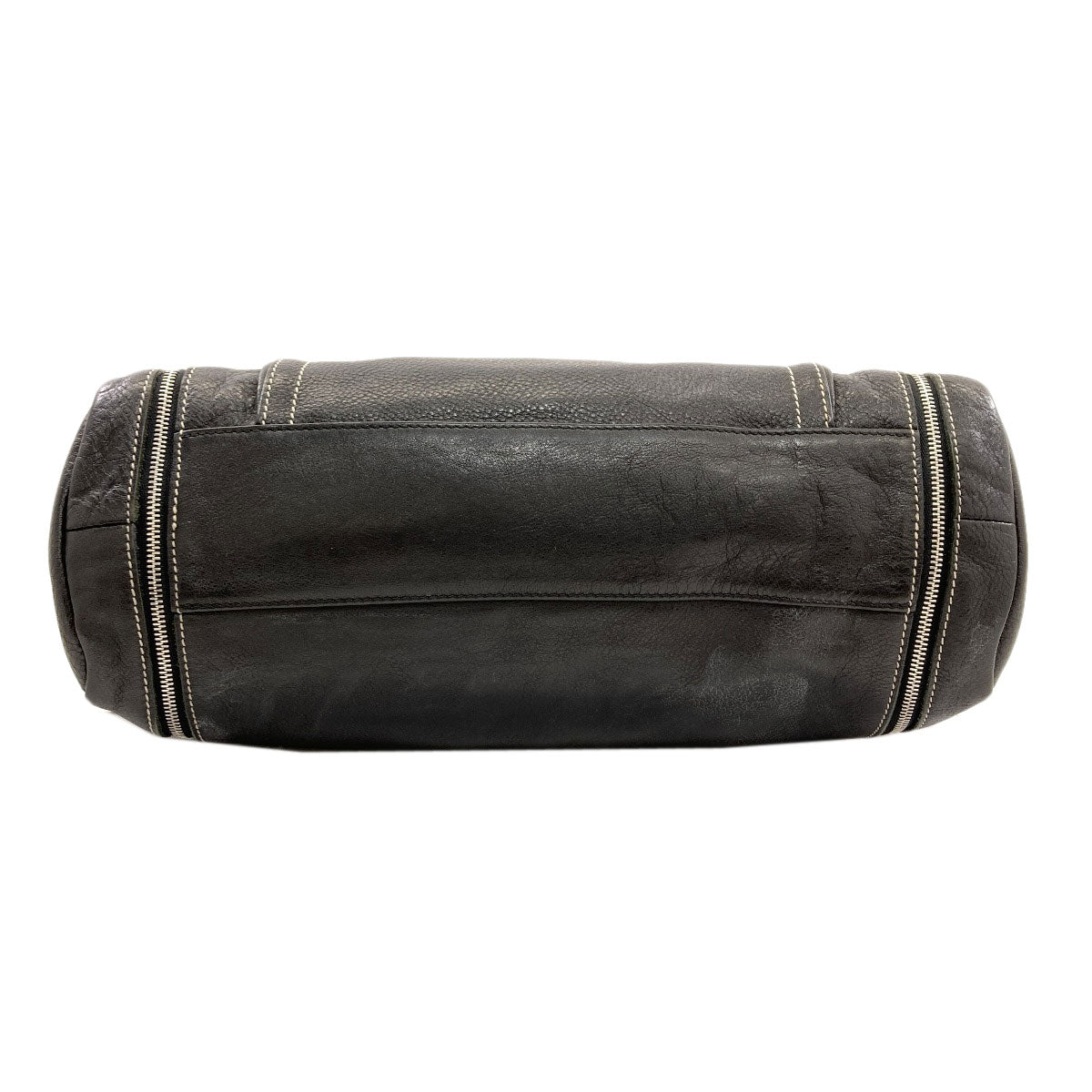 Longchamp logo Handbag Leather Ladies [Used]