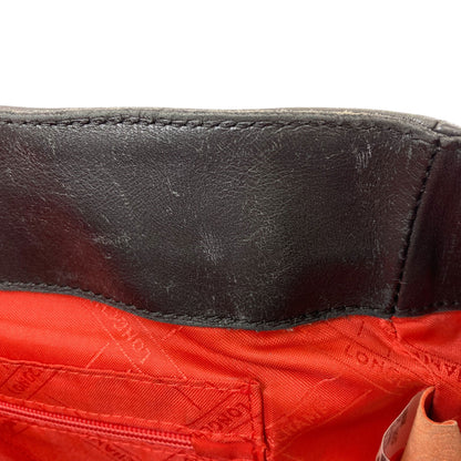 Longchamp logo Handbag Leather Ladies [Used]