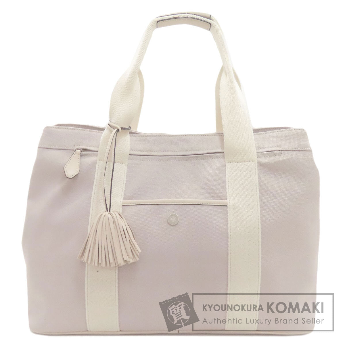 LOEWE Anagram Button Tote Bag Canvas Ladies [Used]
