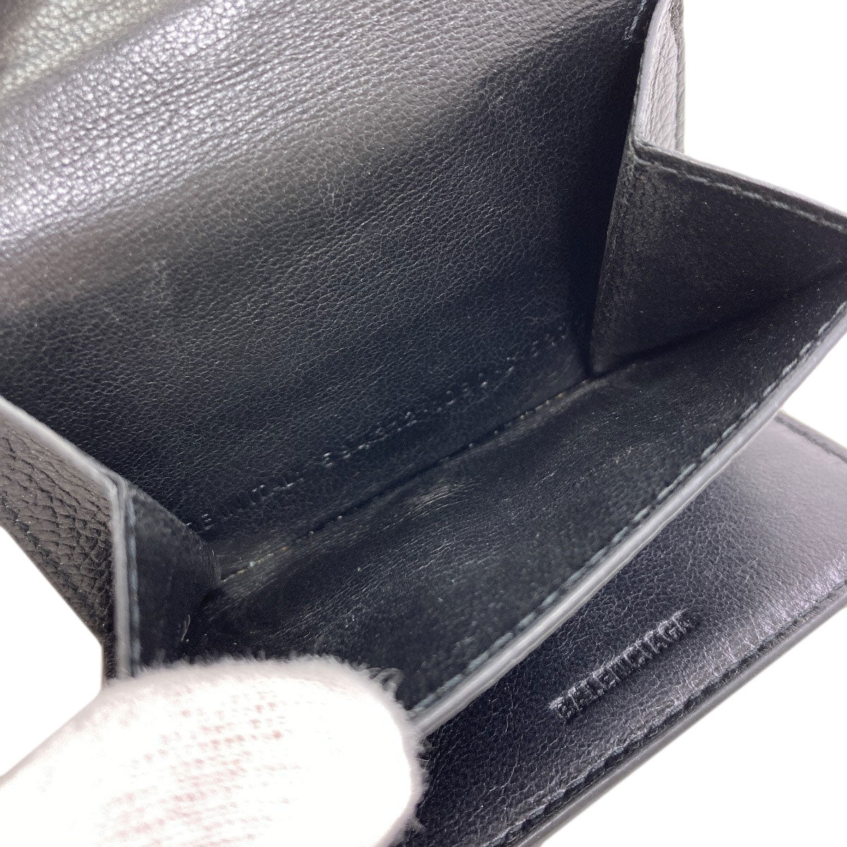 BALENCIAGA 594312 Tri-fold wallet Bifold Wallet with Coin Pocket Leather Ladies [Used]
