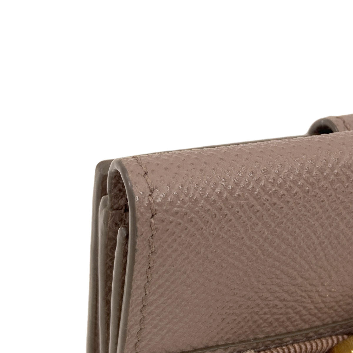 Salvatore Ferragamo Vara ribbon Bifold Wallet with Coin Pocket Leather Ladies [Used]