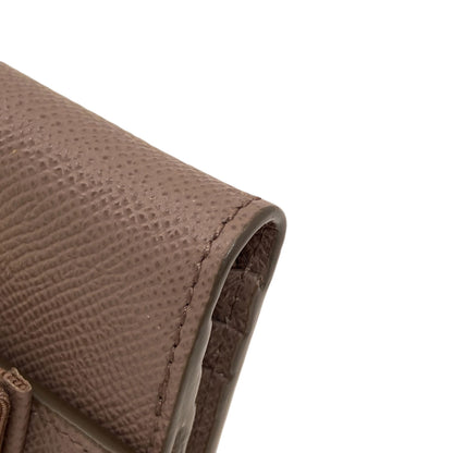 Salvatore Ferragamo Vara ribbon Bifold Wallet with Coin Pocket Leather Ladies [Used]
