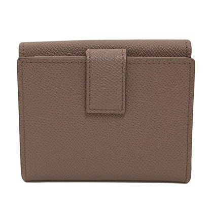 Salvatore Ferragamo Vara ribbon Bifold Wallet with Coin Pocket Leather Ladies [Used]