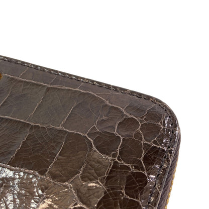 MIUMIU Embossing Long wallet (with coin pocket) Leather Ladies [Used]