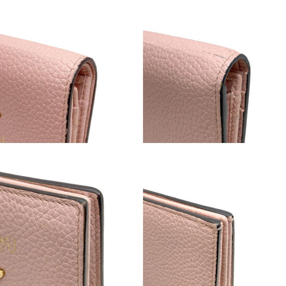 GUCCI 460185 Animalier Bee Bifold Wallet with Coin Pocket Leather Ladies [Used]