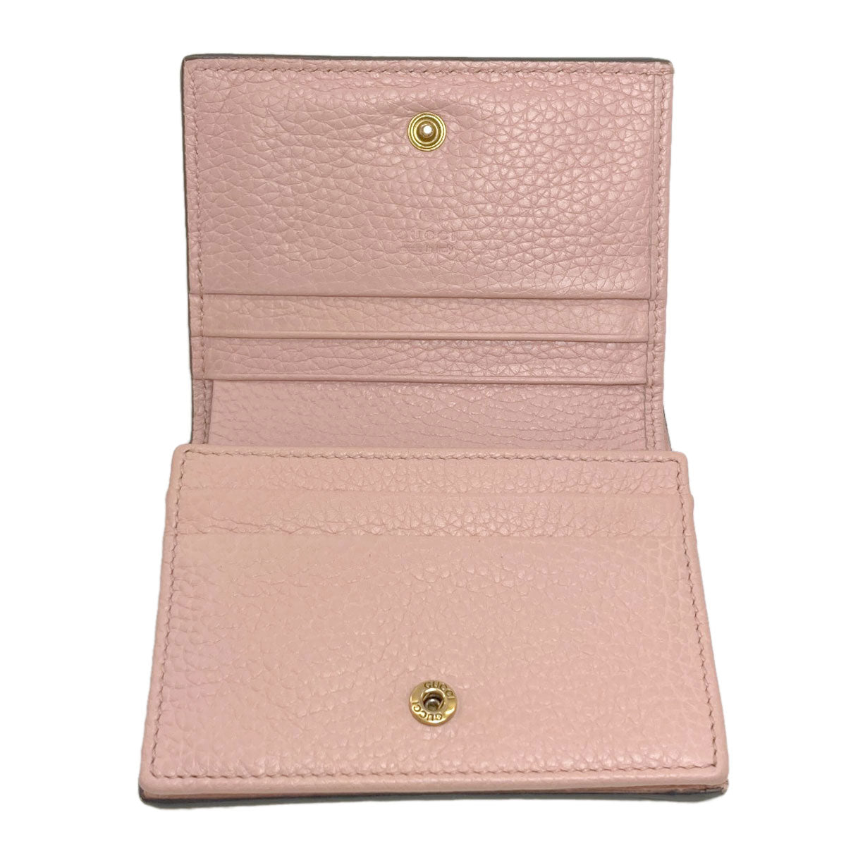 GUCCI 460185 Animalier Bee Bifold Wallet with Coin Pocket Leather Ladies [Used]