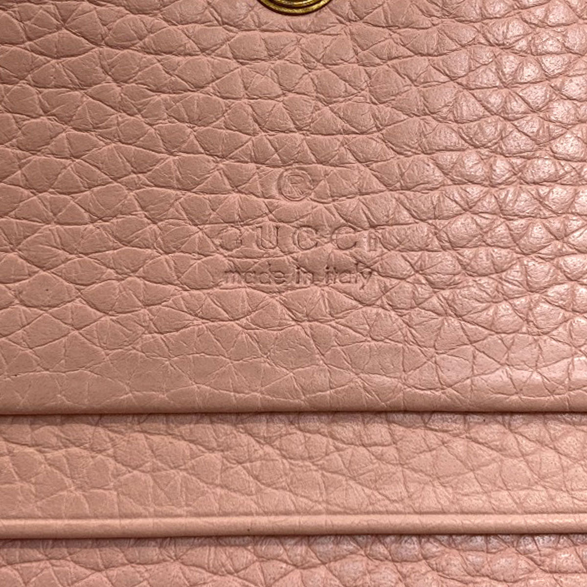 GUCCI 460185 Animalier Bee Bifold Wallet with Coin Pocket Leather Ladies [Used]