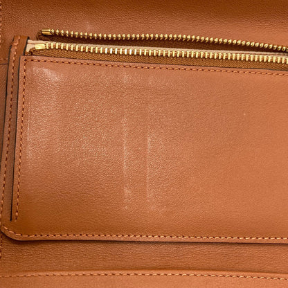 CHLOE Alphabet Long wallet (with coin pocket) Leather Ladies [Used]
