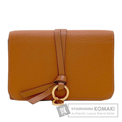 CHLOE Alphabet Long wallet (with coin pocket) Leather Ladies [Used]