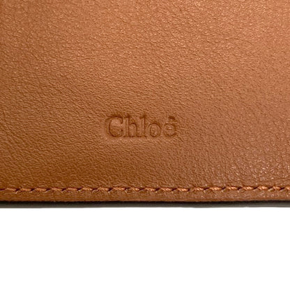 CHLOE Alphabet Long wallet (with coin pocket) Leather Ladies [Used]