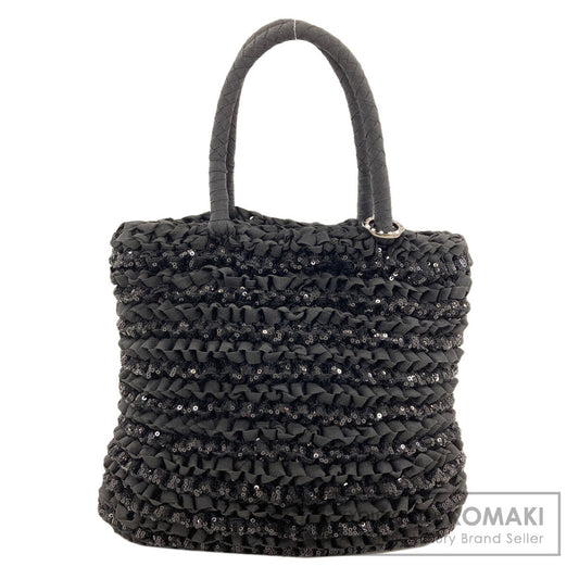ANTEPRIMA Braid Handbag Nylon canvas SpangleLadies [Used]