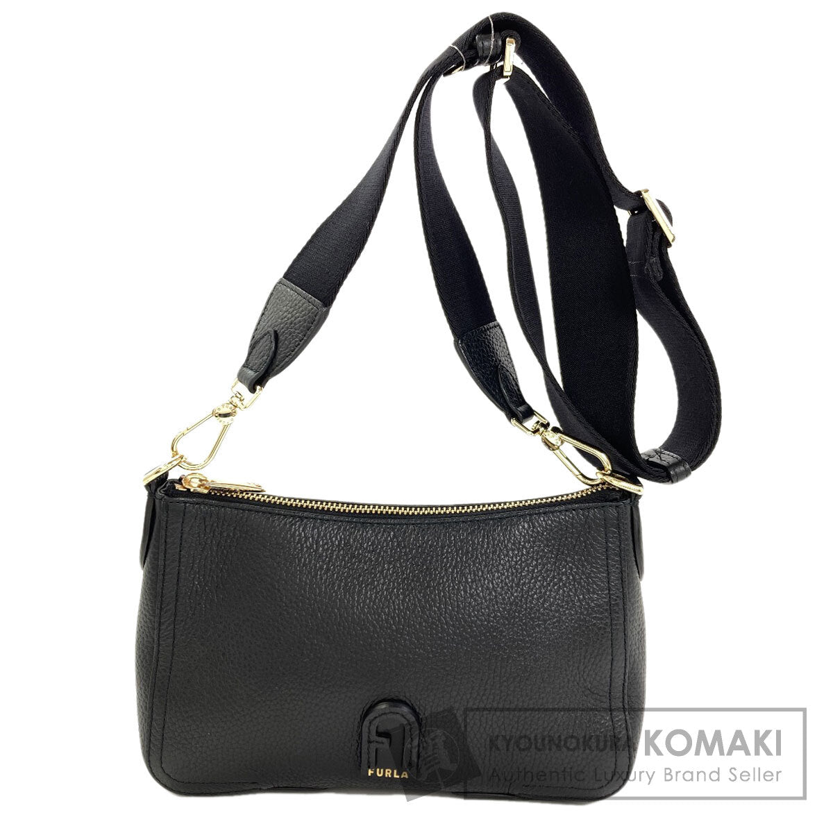 Furla アーチロゴ Shoulder Bag Leather Ladies [Used]