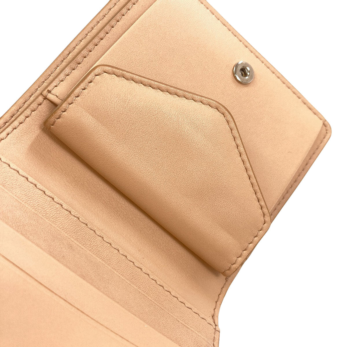 MaisonMargiela logo Bifold Wallet with Coin Pocket Leather Ladies [Used]