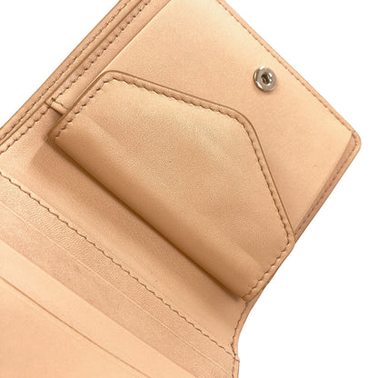 MaisonMargiela logo Bifold Wallet with Coin Pocket Leather Ladies [Used]