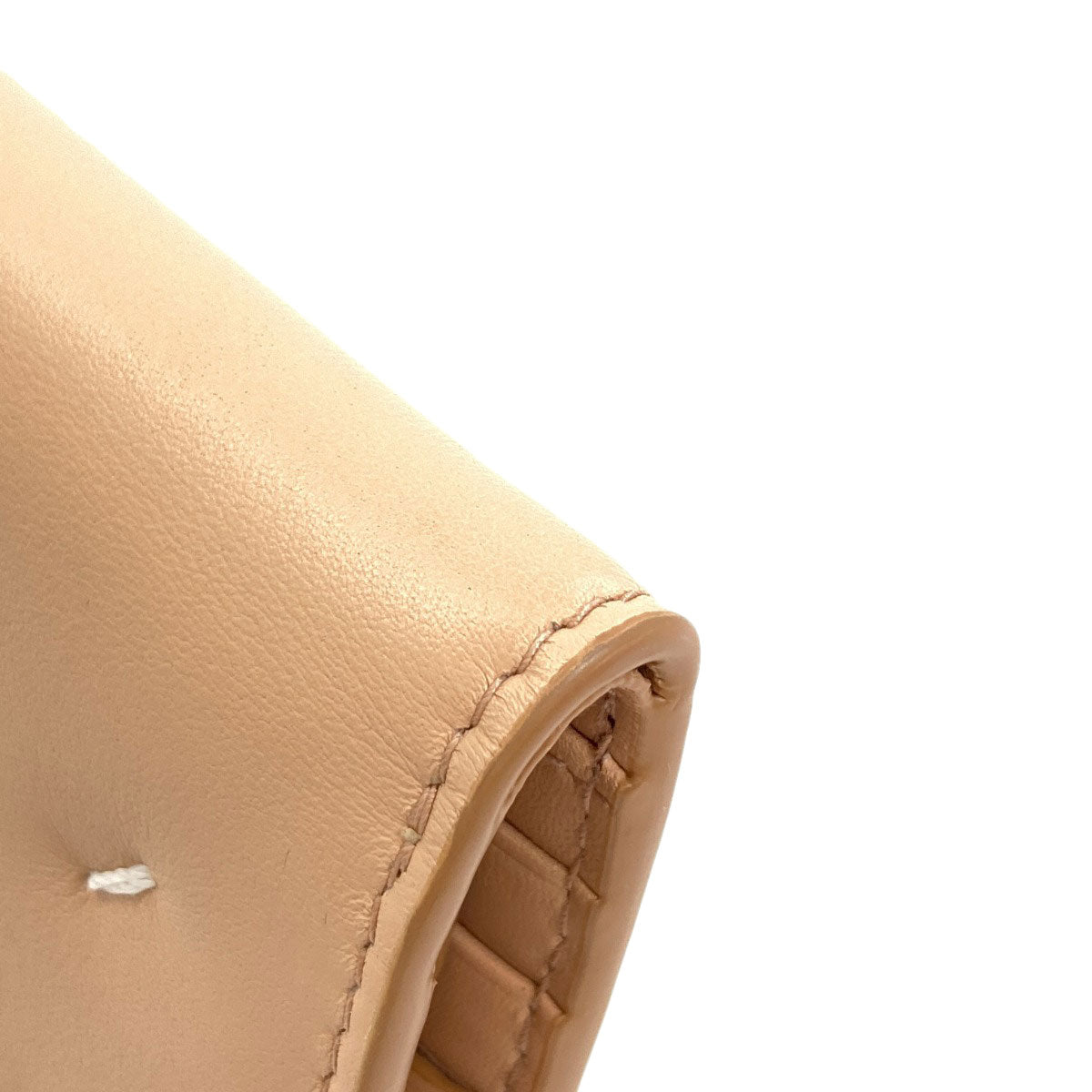 MaisonMargiela logo Bifold Wallet with Coin Pocket Leather Ladies [Used]