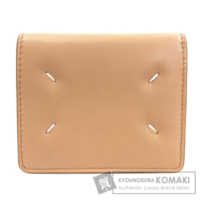 MaisonMargiela logo Bifold Wallet with Coin Pocket Leather Ladies [Used]