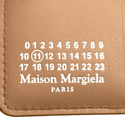 MaisonMargiela logo Bifold Wallet with Coin Pocket Leather Ladies [Used]