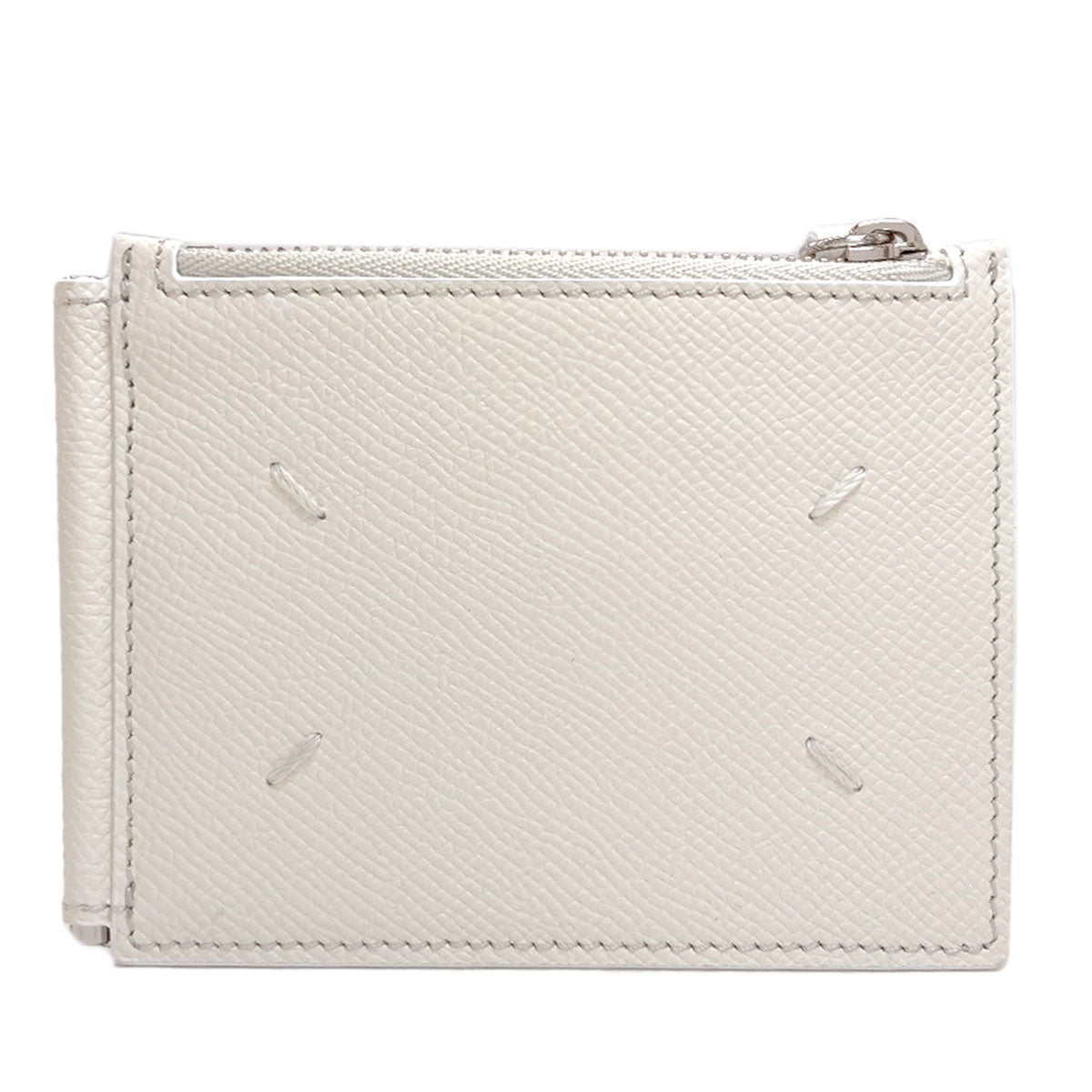 MaisonMargiela 4 stitches Bifold Wallet with Coin Pocket Leather Ladies [Used]